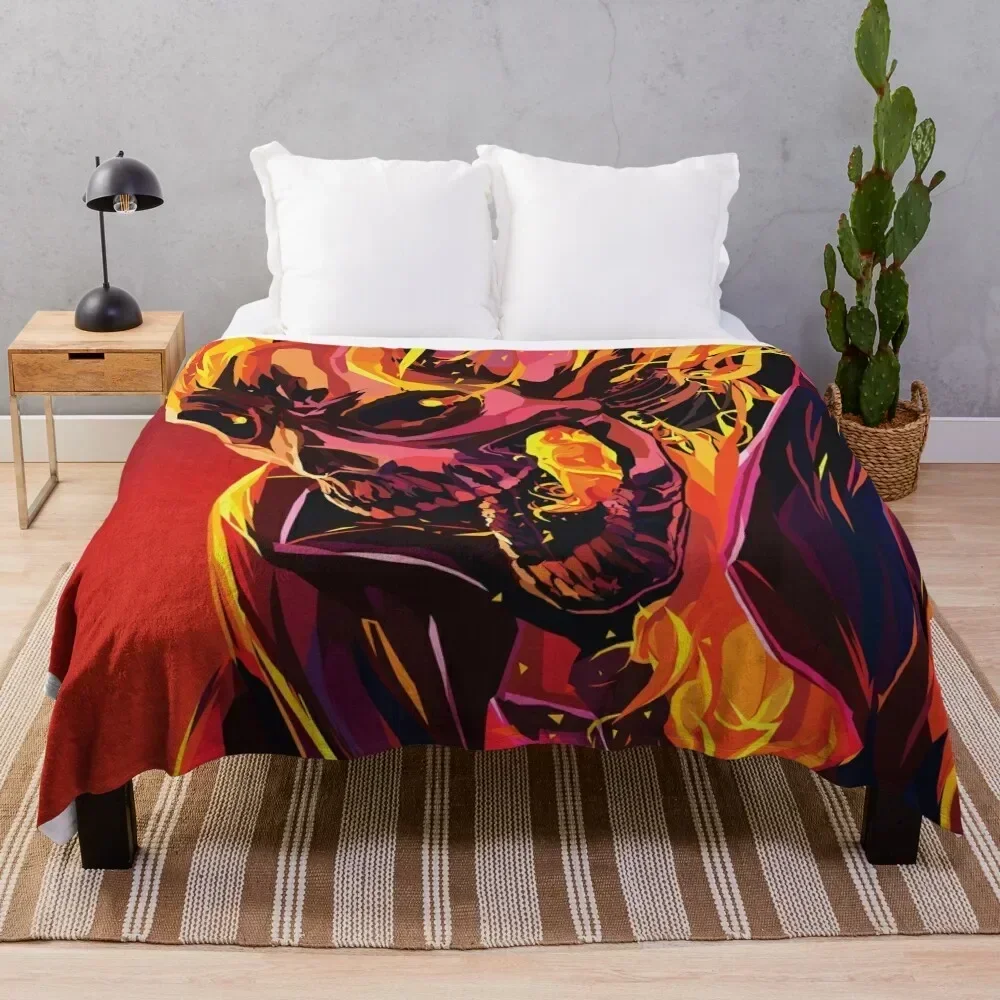 

Ghost Rider Throw Blanket Large Decorative Sofas Blankets