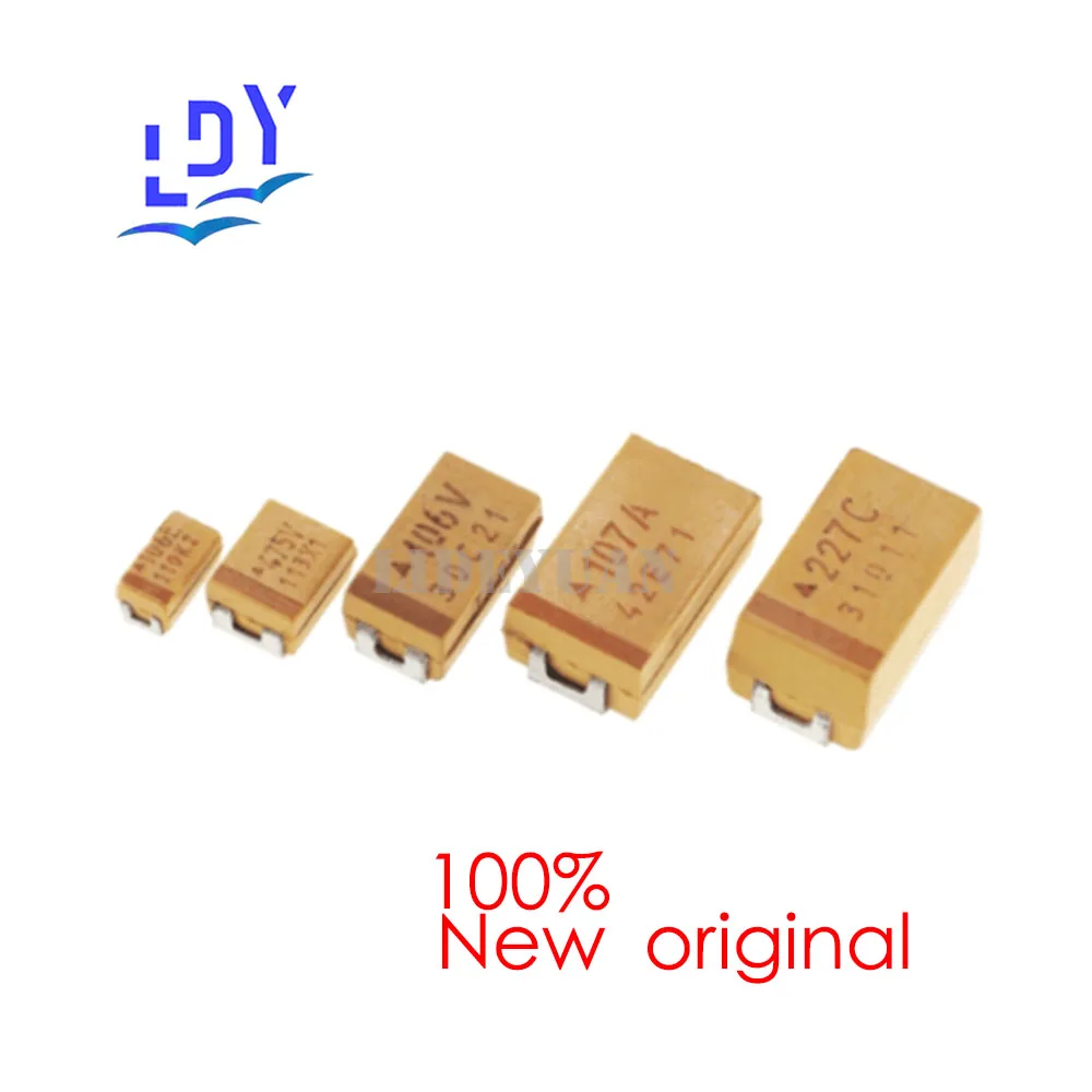 5PCS  TCJE337M016R0050E 2917 SMD capacitance 330uF accuracy ±20% rated voltage 16V equivalent series resistance 50mΩ@100kHz