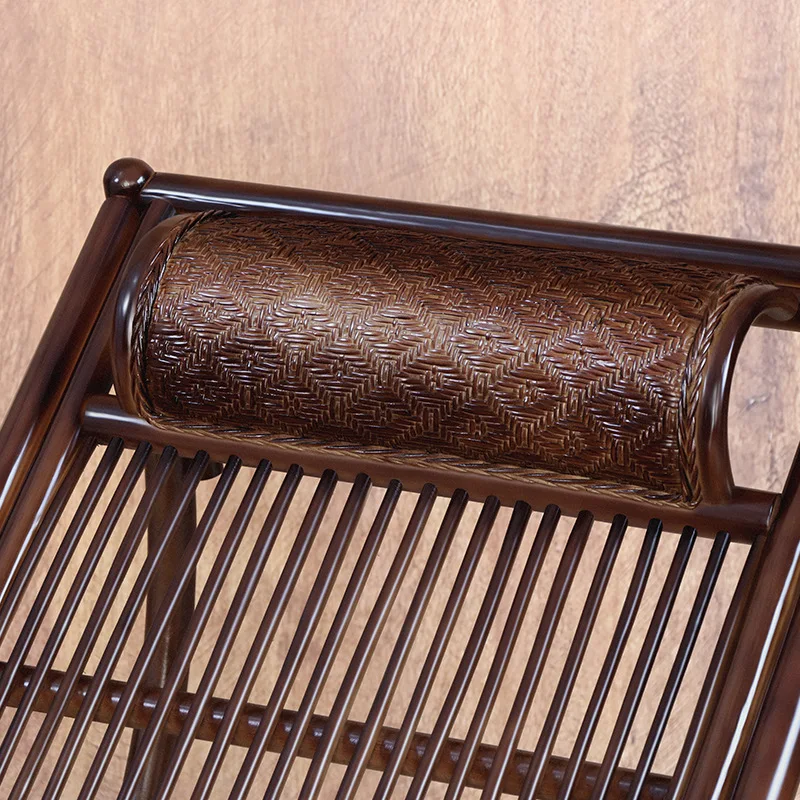 كرسي هزاز من الروطان الحقيقي، كرسي هزاز كسول للشرفة وغرفة المعيشة المنزلية كرسي هزاز كسول لكبار السن، هزاز للكبار