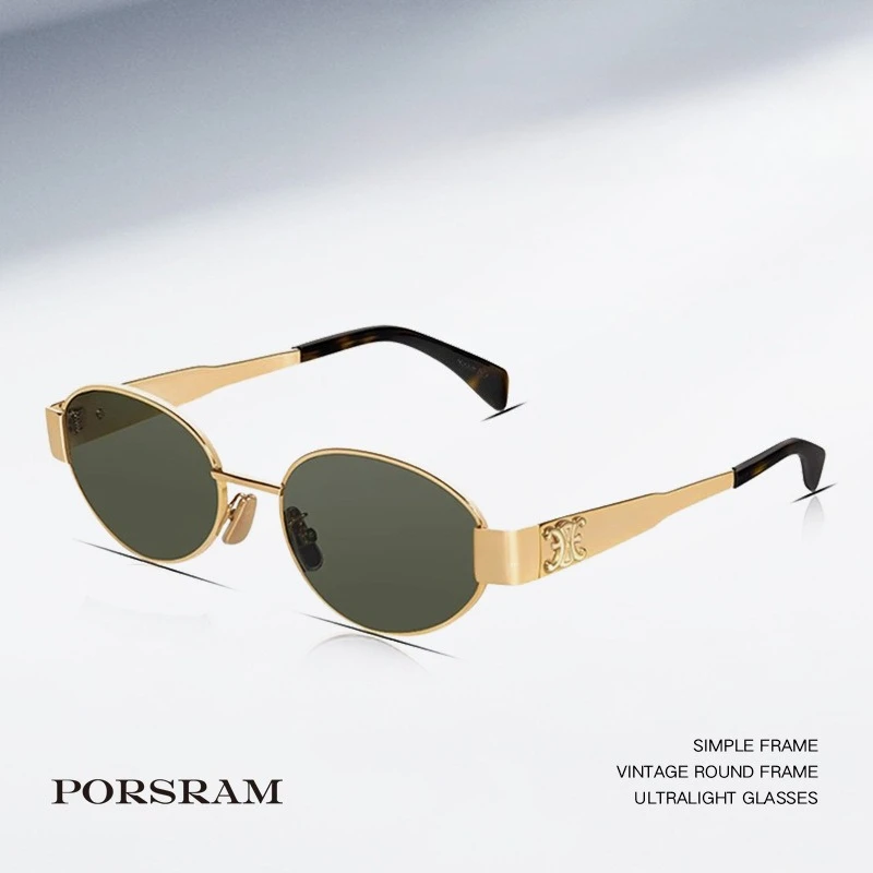 

Unisex Fashion Oval Sunglasses Women Retro Trend Outdoor Sun Glasses High Quality Classic Men Luxury Brand Eyewear UV400 Goggles