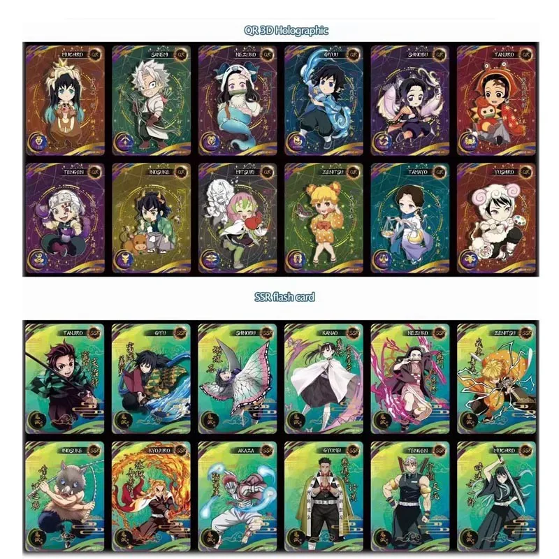 Demon Slayer Collection Cards Booster Box Aikaho Warpath Rare Anime Table Playing Game Board Cards