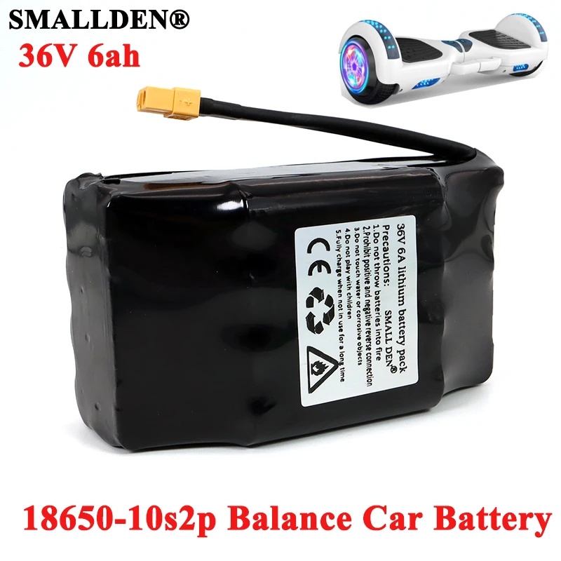 

36V 6Ah high drain 2 wheel electric scooter self balancing lithium battery pack for Self-balancing Fits 6.5" 7"