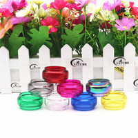FATUBE 7PCS Rainbow Clear Measuring Cup Colored GLASS for Stick V9 Max 8.5ml / Stick V9 Kit 5ml Random color