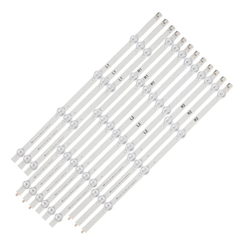 Bande LED pour 47LN5708-ZA, 47LN570R-ZA 47LA620S 47LN5400 6916L-1174A 6916L-1175A 6916L-1176A 6916L-1177A 47LA620S, 12 pièces