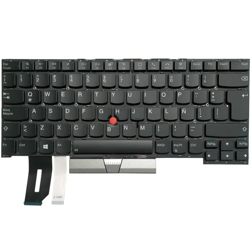 New Baclit Latin Keyboard For Lenovo ThinkPad T14S Gen 1 P1 Gen 3 X1 Extreme 3rd Gen PK131L51D26 LA Black