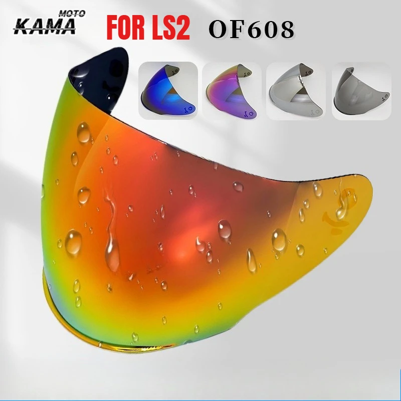 

For LS2 OF608/OF508 Face Shield Helmet Visor Replacement Anti Fog Inner Coating UV Cut Tinted Lens Accessories Visière Moto