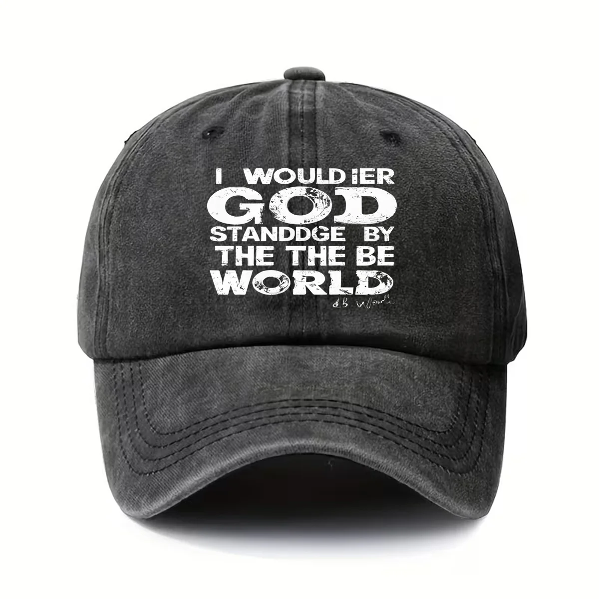 Baseball Cap, Washed and Vintage-Style, Adjustable Size, Fashionable Retro, Lightweight, with 