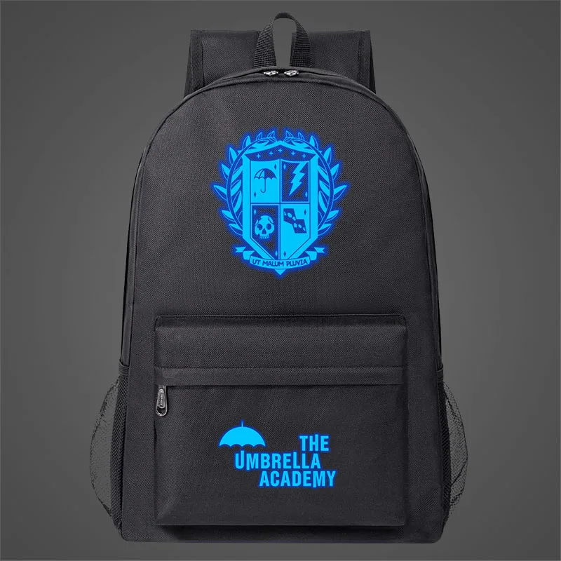 

The Umbrella Academy Fluorescent Luminous Backpack NEW Student Kids Schoolbag Teenage Men Woman Laptop Shoulder Bag