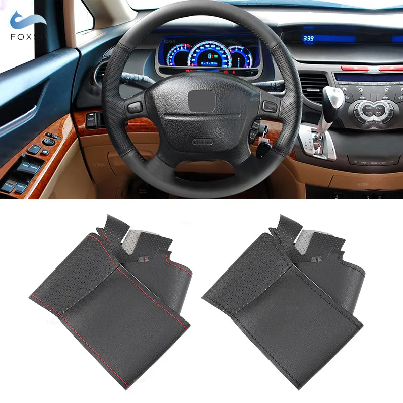

Перфорированный кожаный чехол на руль для Acura CL 1998-2003 Honda CRV CR-V Accord 6 Odyssey Prelude Civic 1996-2002 гг.