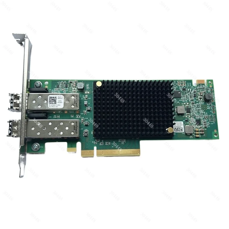 بطاقة HBA الأصلية DELL Emulex LPE35002 ثنائية المنفذ 32G من الألياف مع وحدة #3