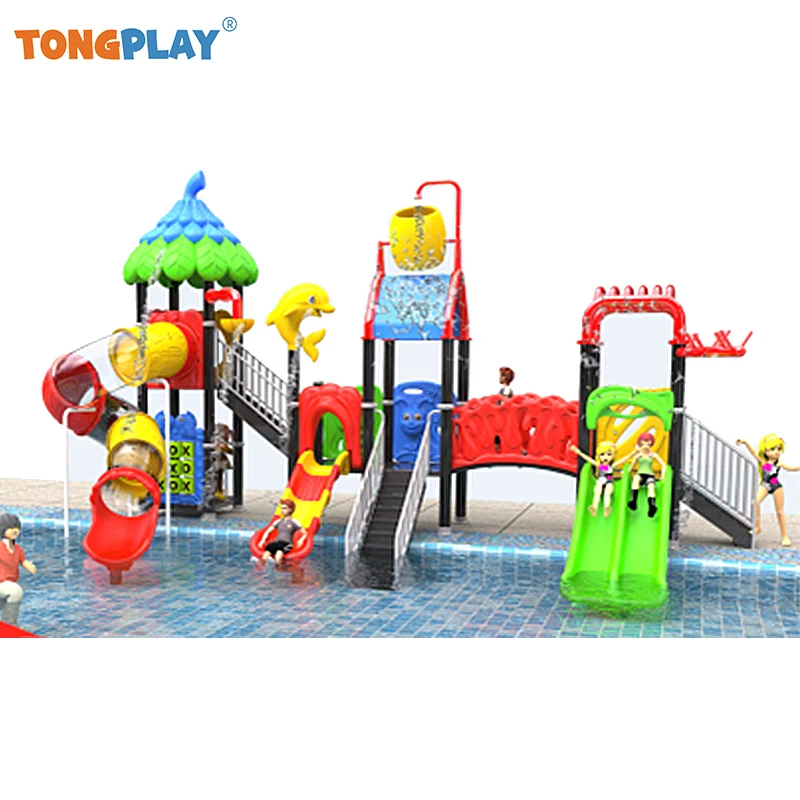 Commercial Children Kids Amusement Game Zone Water Park Slide for Swimming Pool Outdoor Playground Sets