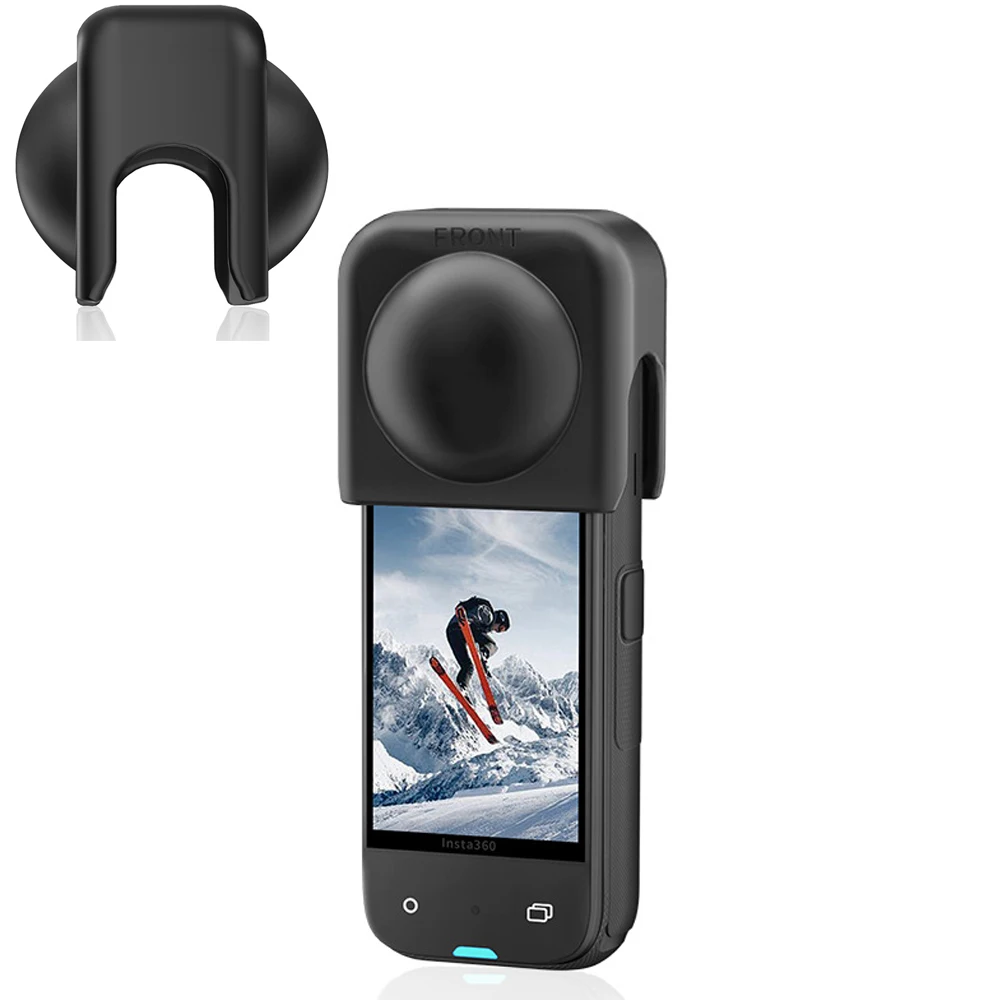 para-insta360-x5-x4-anti-poeira-anti-risco-silicone-capa-protetora-para-insta-360-x5-protetor-de-lente-acessorios-tampa-de-lente-preta