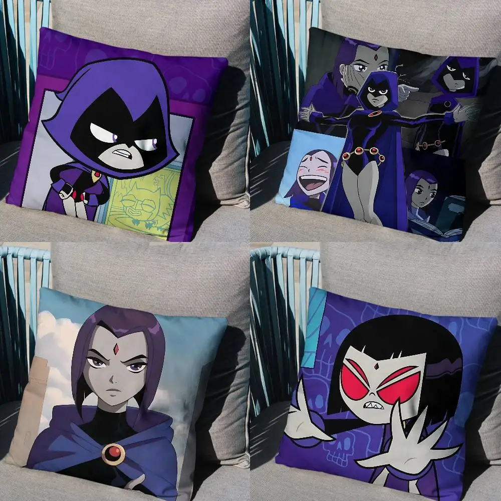 

Darkness R-Raven Teen Titans Pillow Case Sofa Living Room Bedroom Headboard Backrest Cushion Square Cushion Nap Time