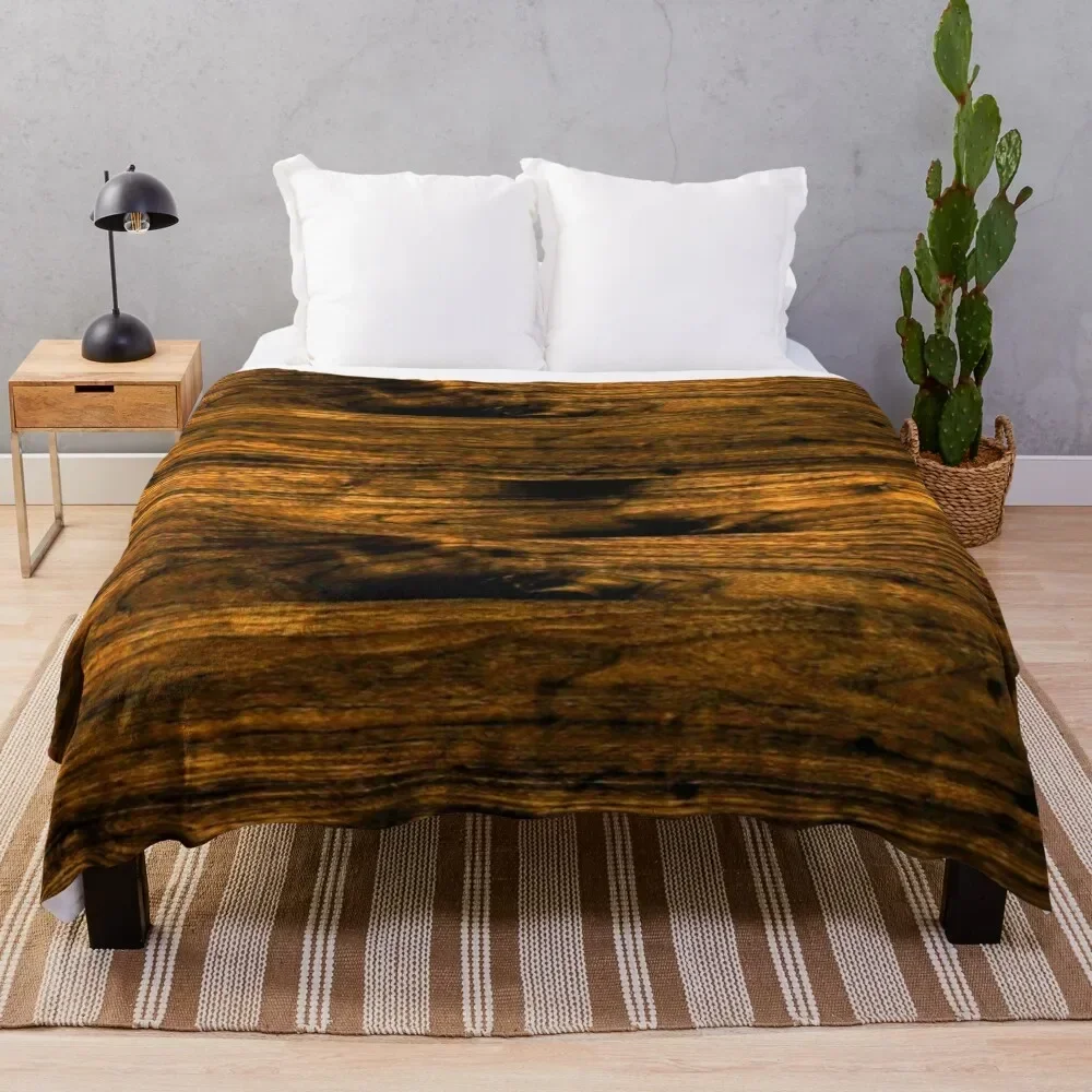 Brown and black Surface texture Throw Blanket Furry Quilt Large heavy to sleep Blankets