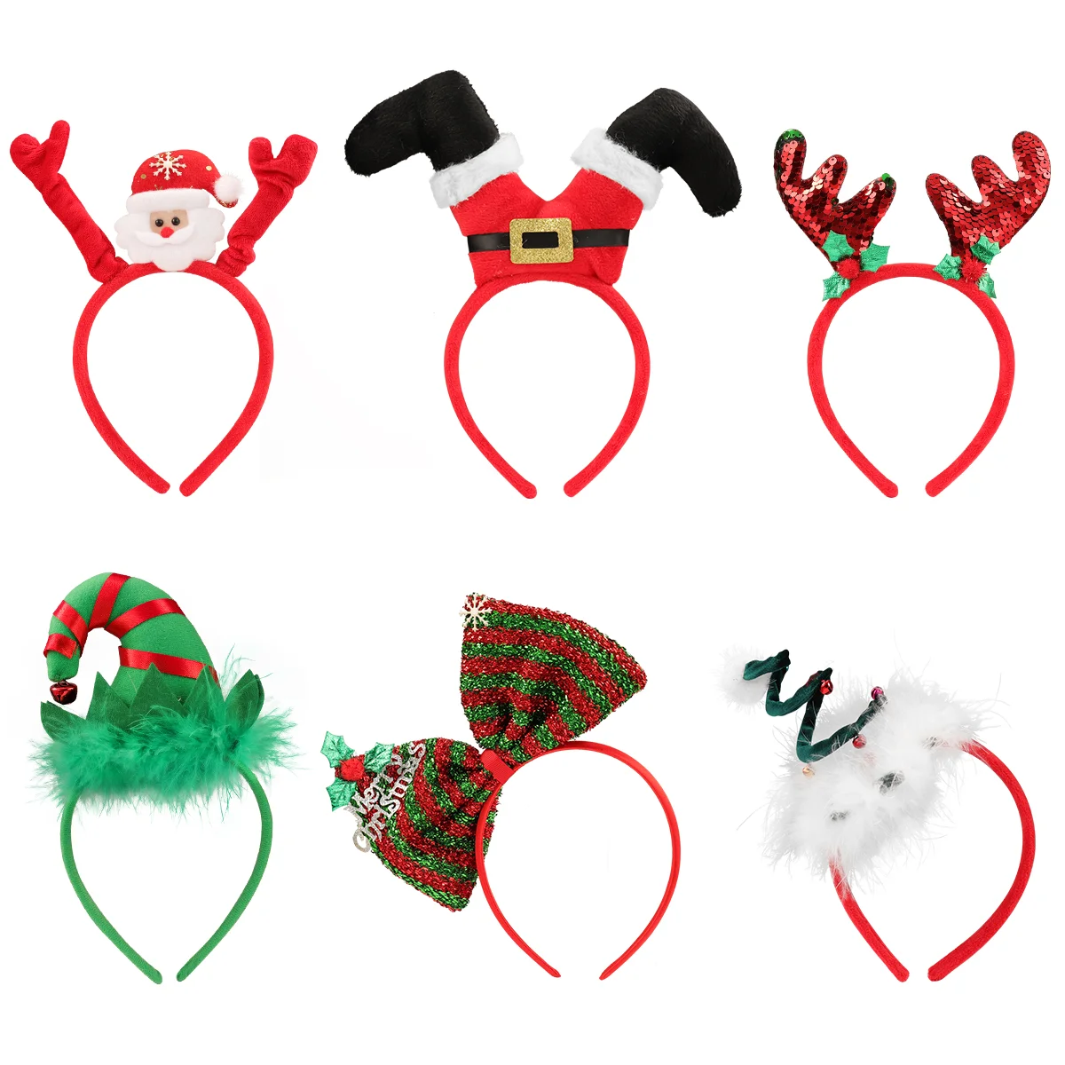 

Christmas Headbands for Kids Headwear Clothing Xmas Hair Accessories Party Favors Child