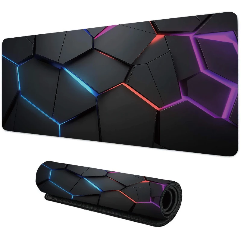 XXL Patterns Mouse Pad Irregular Graphic Office Mat Large Computer Game Home Desk Pads Anti-Slip Gaming Keyboard Long Table Mats