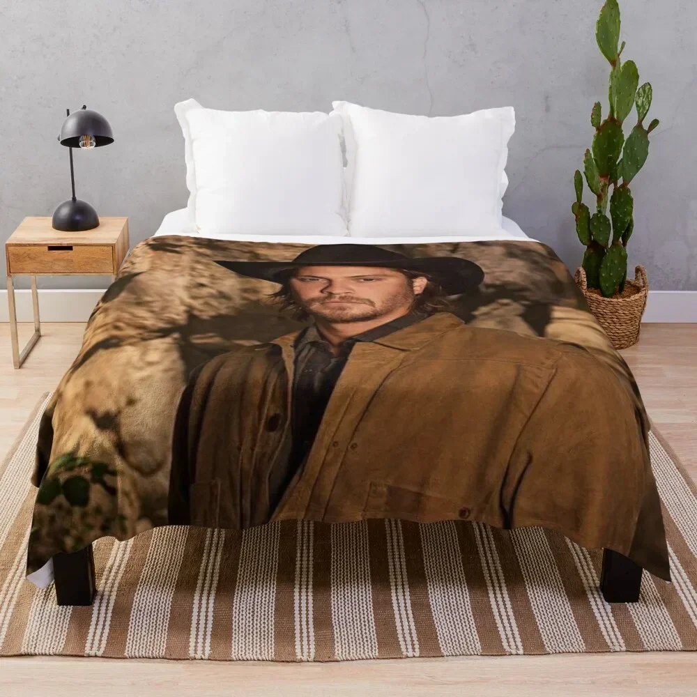 Luke Grimes Throw Blanket Bed covers Luxury Brand Flannel Fabric Blankets