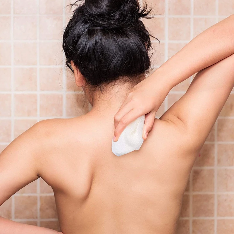 5 pezzi bagno esfoliante viso e corpo panni per il lavaggio asciugamano tessuto da bagno esfoliante panno Scrub massaggio panno da bagno durevole