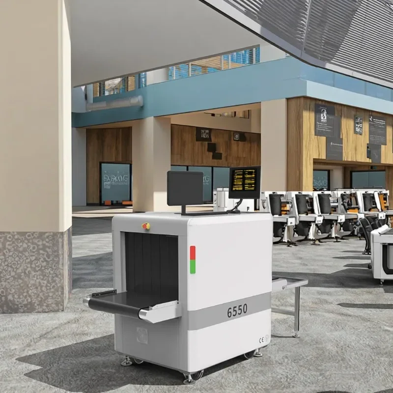 Artificial intelligence detection Baggage scanner, security system Steel material