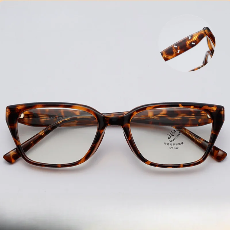 

MOMOJA Women's TR90 Vintage Cat Glasses Frame Retro Trendy High Quality European Style Personality Fashion Eyeglasses YX23137