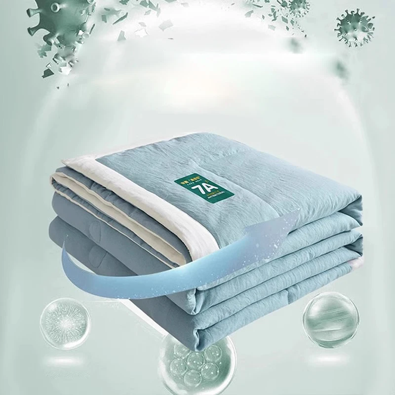 Lightweight breathable cool blanket for summer Water washed cotton air conditioner Quilt Queen/King Double Single Bed Comforters