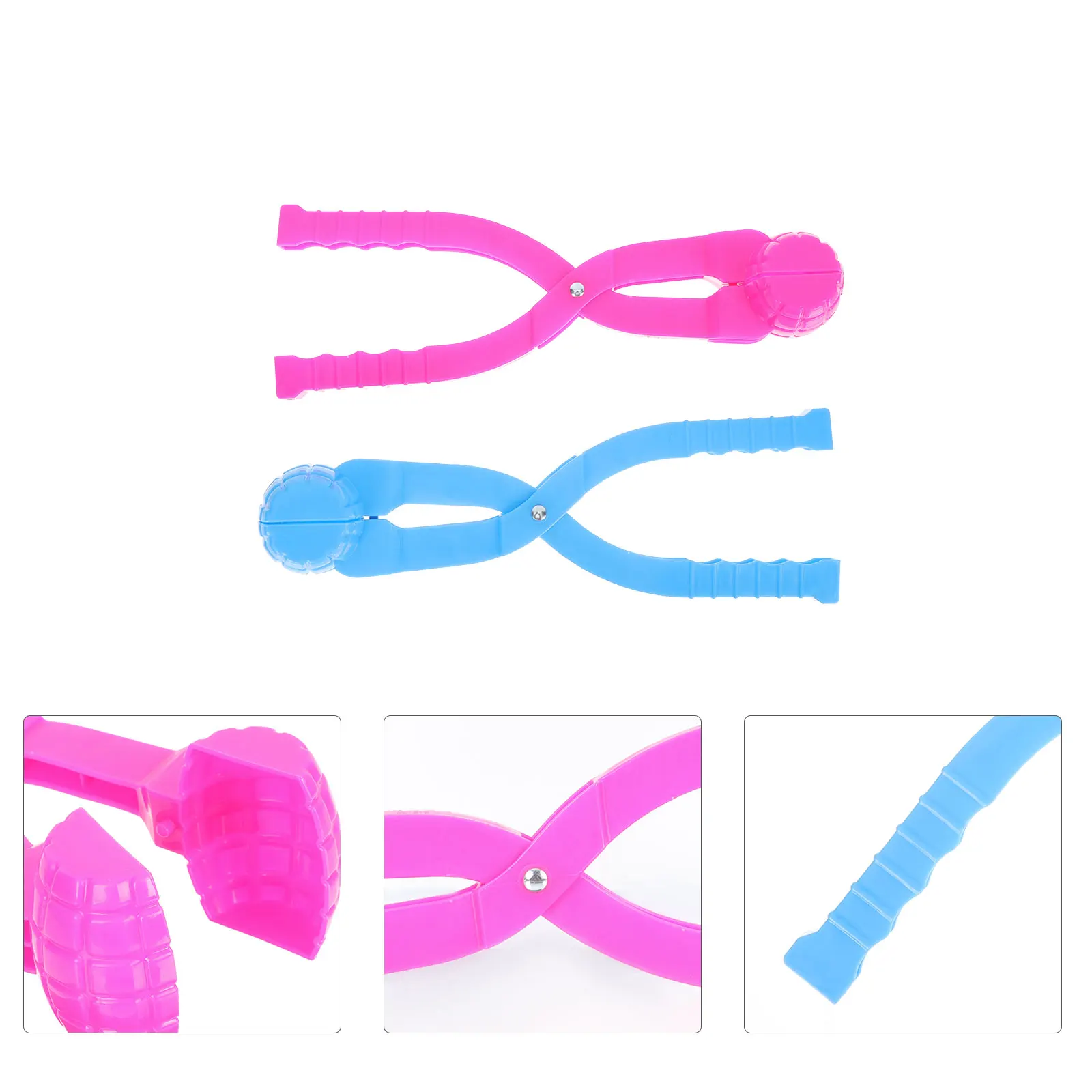 Jouets à Clip en plastique lisse, Compact, facile à ranger, outils de fabrication de relations pour enfants en plein air, 2 pièces