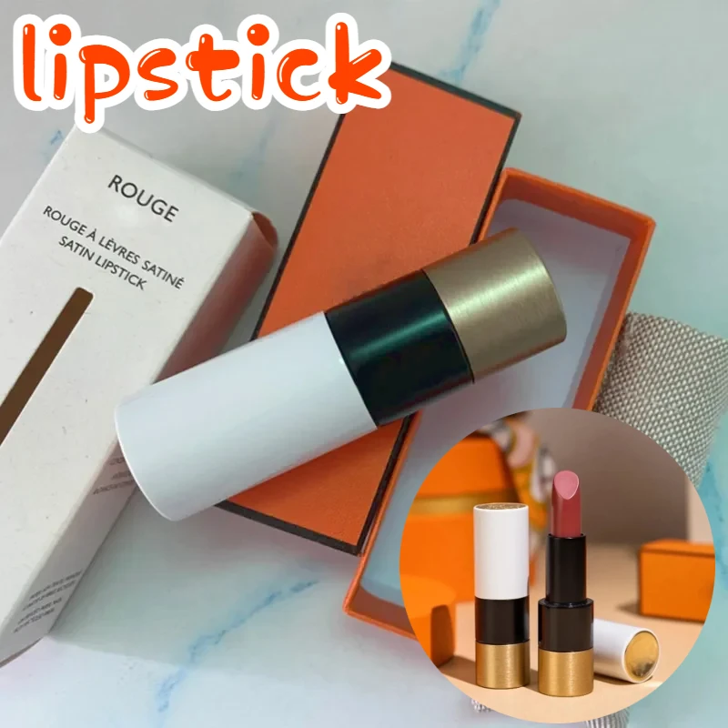 Lip Makeup Moisturizing Lip Gloss Female Gift Original Boxed Lipstick Matte Mercerized Lip Gloss Red Nude Orange Long-lasting