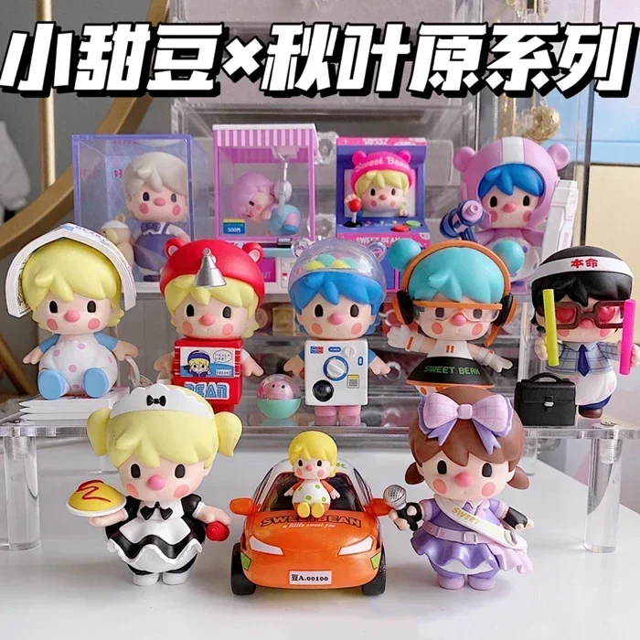 Cute Anime Figure Gift Surprise Box Original Sweet Bean Akihabara Series Blind Box Toys Model Confirm Style