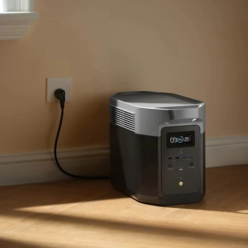 

EcoFlow 2 Max + Solar Hat: Экологичный инвертор с чистой синусоидой для дома и автомобиля, литий-ионный, MPPT, EU/US, с фонариком