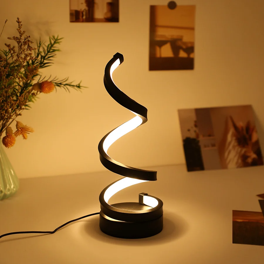 1PC Modern Simple Table Lamp Bedroom Bedside Desk Creative Art Decorative Table Lamp