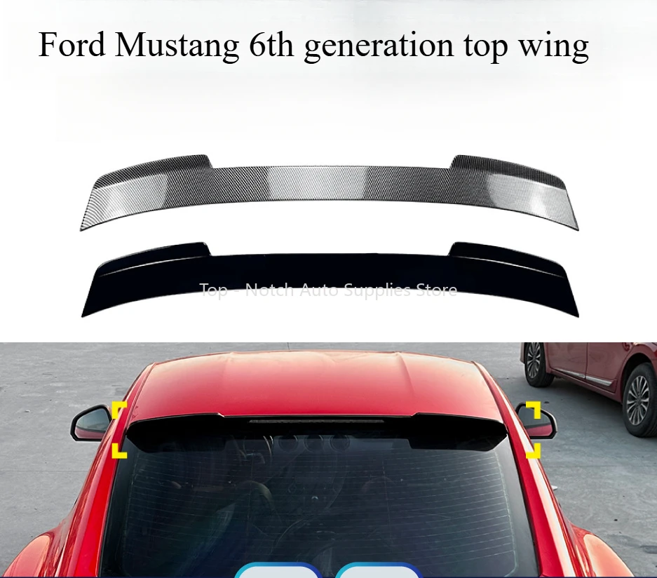 

Ford Mustang 6th Generation 2015-2022 Top Wing, Tail Wing, Fixed Wind Wing, and Spoiler Modification
