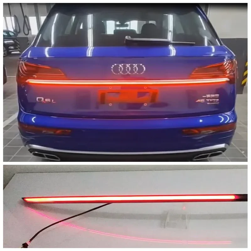 

For Audi Q5 SQ5 2021 2022 2023+ High Quality Turn Signal Width Light Through Trunk Rear Lamp LED