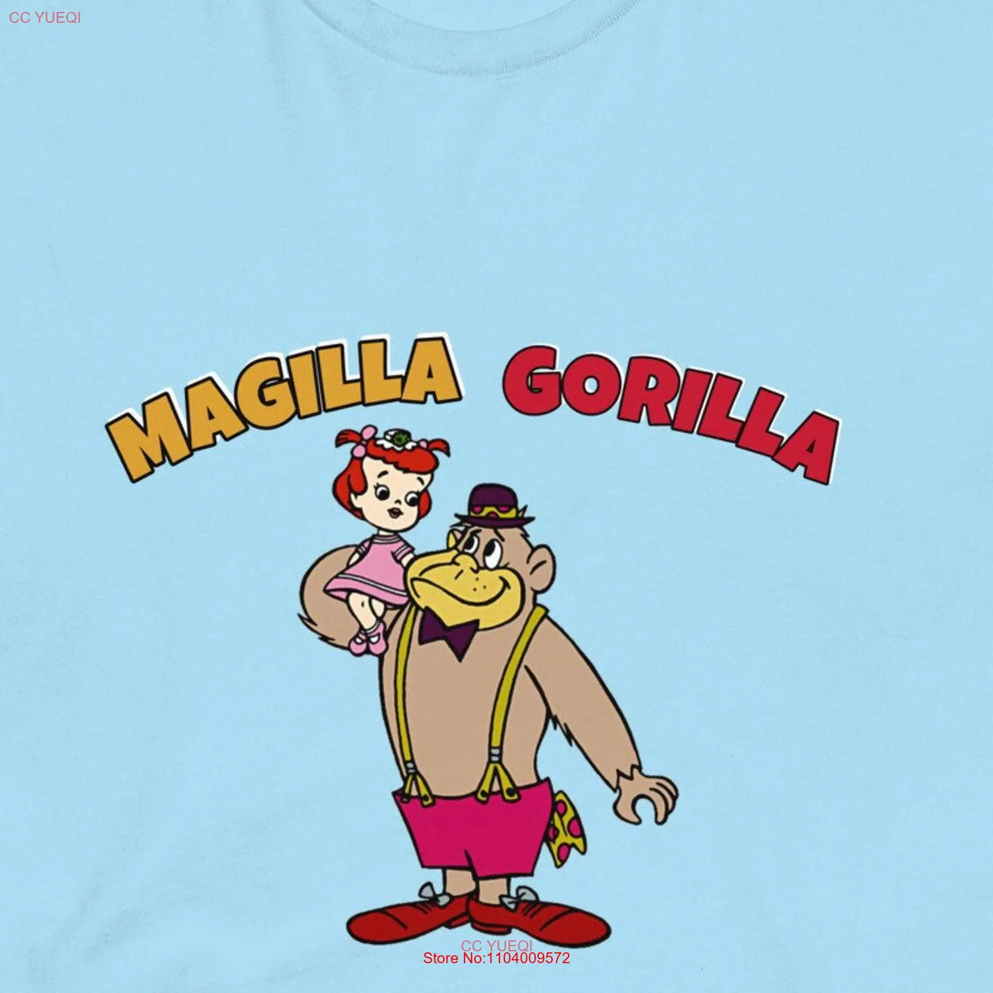 Magilla Gorilla T shirt Retro Saturday Morning Cartoon Classic tee long or short sleeves