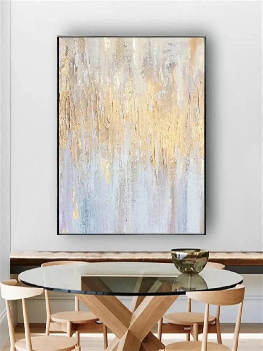 Handmade Modern Abstract Oil Painting on Canvas  Home Decoration Wall Art for Hotels  Restaurants