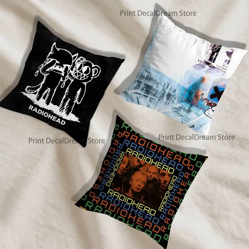 

R-Radiohead OK Computer The Bends Cushion For Bedroom Car Coffee Shop Room and Living Room Sofa Decorative Pillow Cover Case