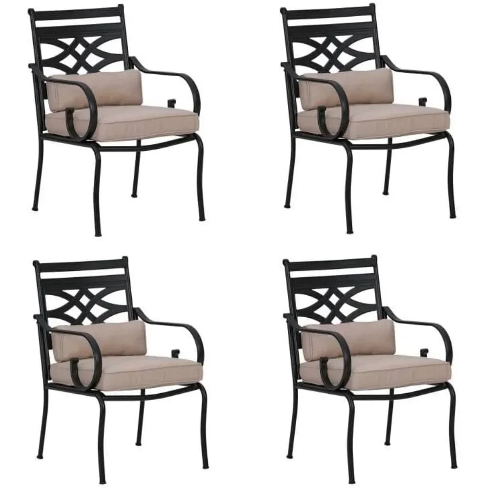 

garden Chairs Set of 4, Metal Armchairs,Durable Metal Construction, Stylish Design,Ergonomic,Classic ModernOutdoor garden Chair