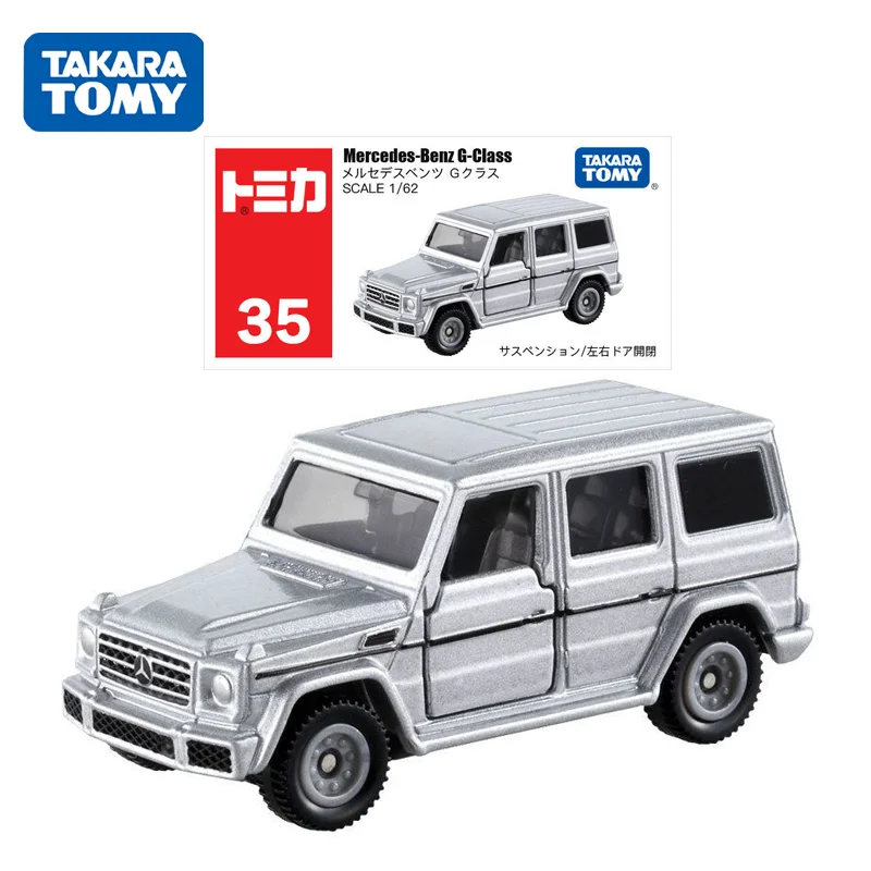 

TAKARA TOMY Tomica 1/62 NO.35 Mercedes-Benz G-Class Car Mini Diecast Alloy Model Car Toy Metal Gifts for Children Boys