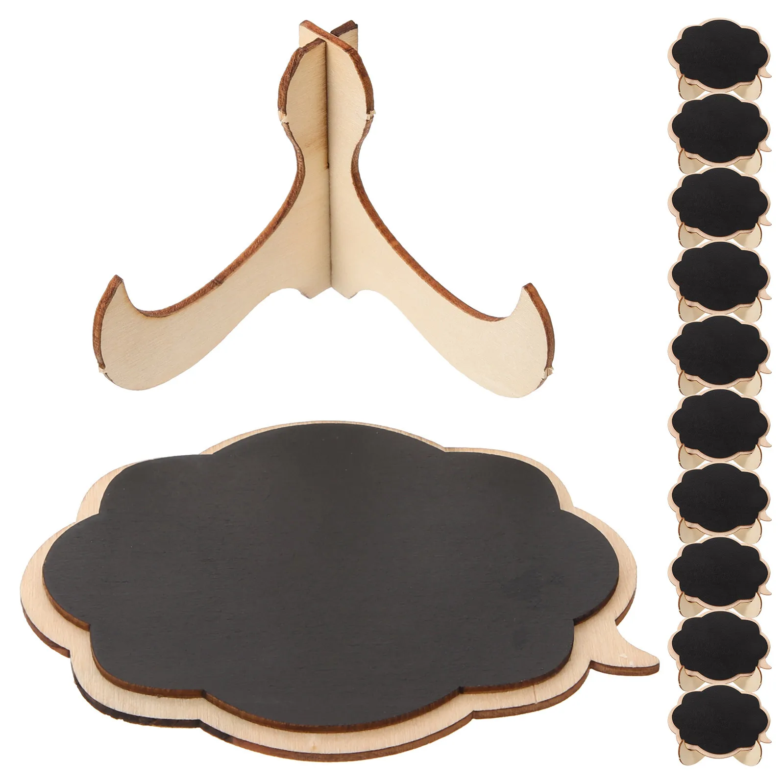 20 قطعة طاولة مصغرة السبورة الخشب الصغيرة السبورة تسجيل للأغذية بوفيه الغداء مقهى متجر مكتب المنزل استخدام سهلة الكتابة