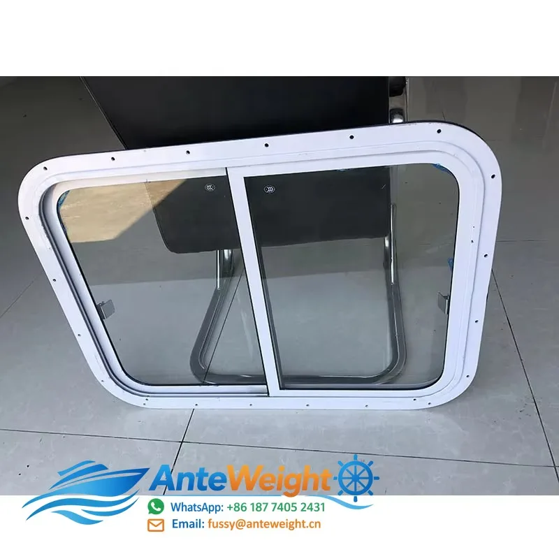 Marine Custom Aluminium Boat Window Profiles Glass Boat windows Sliding Boat Window
