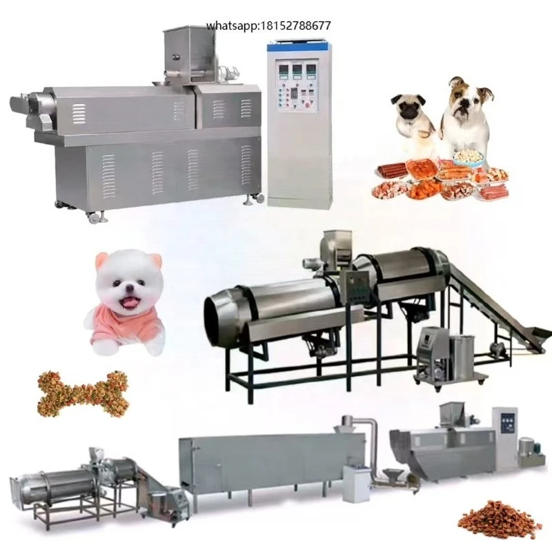Commercial Fully Automatic 150kg/h Feed Extruder Production Line Fish & Pet Food Pelletizer for Cat & Dog for Birds