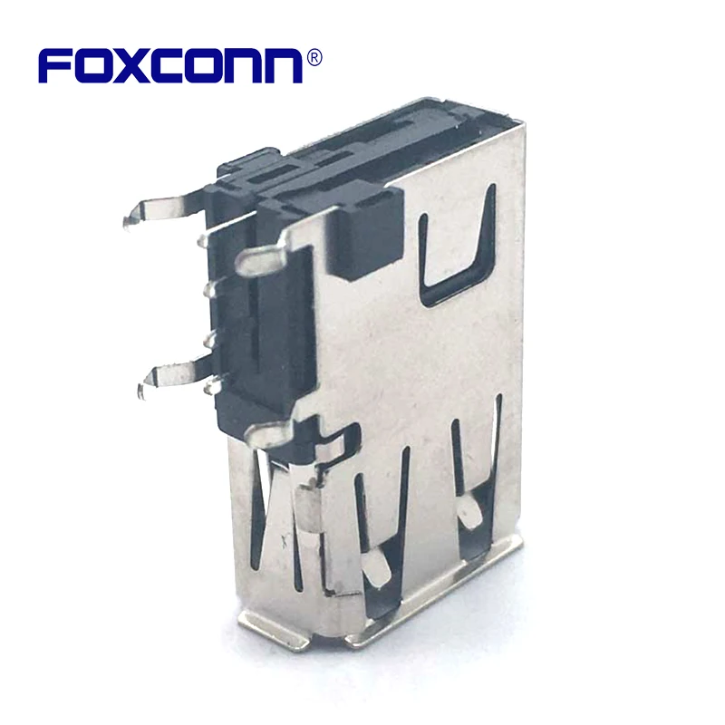 Foxconn UB3119C-4HR1-4F Side Insert flanging USB2.0 Connector Reverse