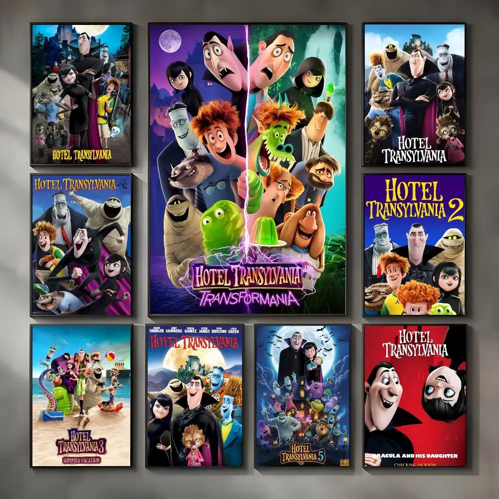 Comedy Film H-hotel Transylvania Poster Modern Interior Wall Decor & Trendy Home Highlights