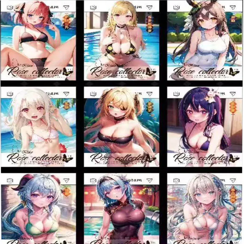 Goddess Story Cards Booster Box para meninas, Anime Private Board, Jogos de festa, Brinquedos de mesa, Bonito