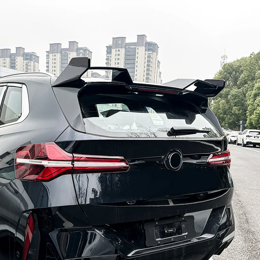 

For BMW X3 G45 2025+ MP roof spoiler gloss black exterior modification