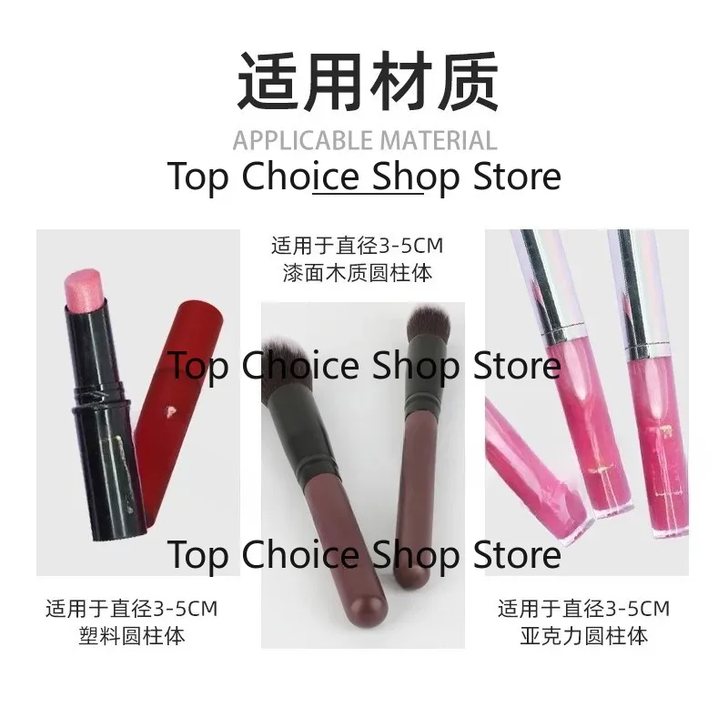 Curved Hot Press Forming Machine For Cosmetic Brush Lipstick Handle Plastic Acrylic PVC Processing