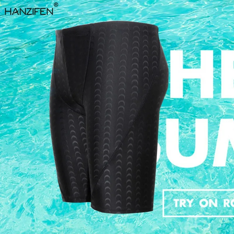 الرجال السباحة جذوع تنفس التدريب سريعة الجافة المهنية المضادة للإحراج ملابس بحر سروايل السباحة القصيرة