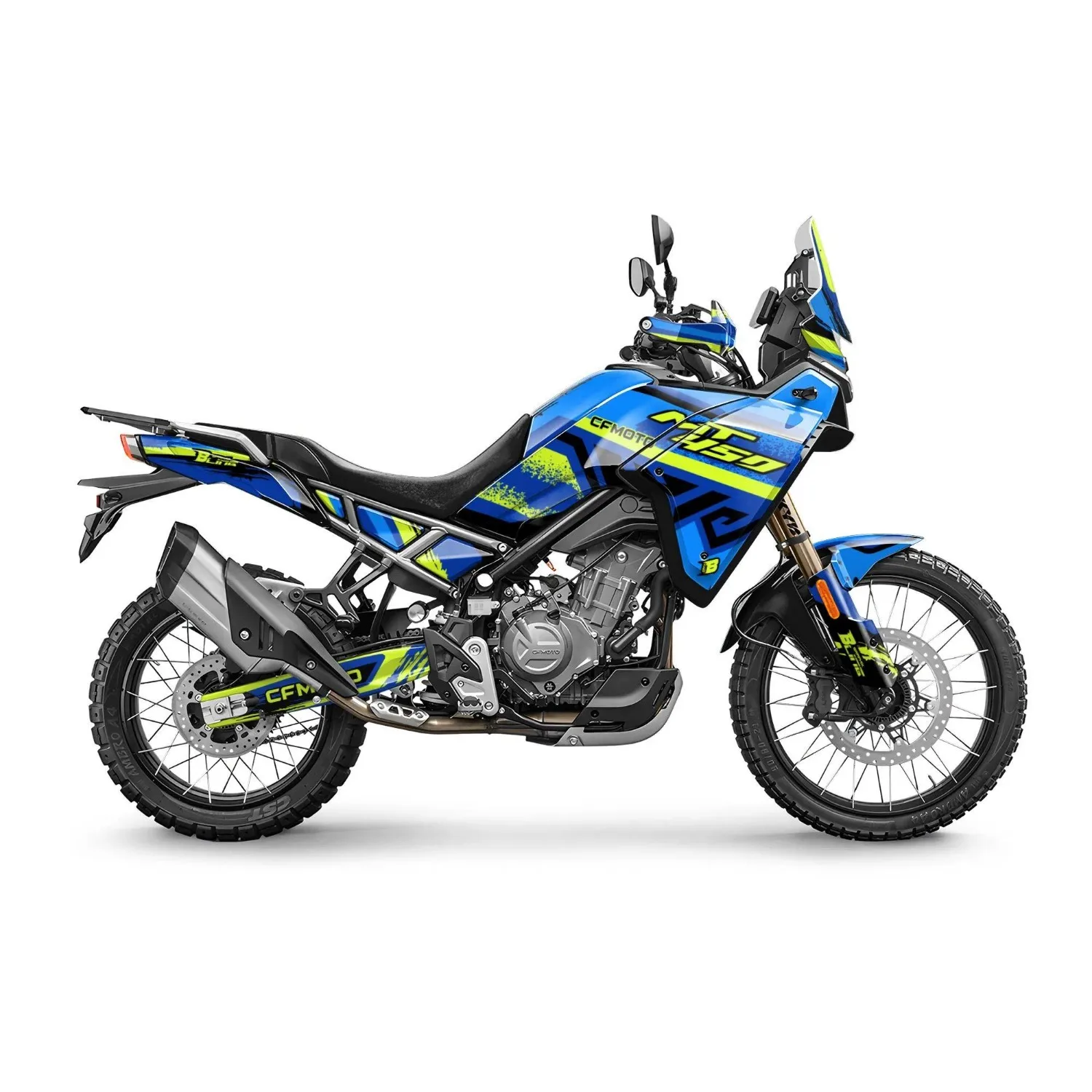 Motorcycle Body Fairing Sticker Decal Protective Street Bike Full Graphic Kit  For CFMOTO 450MT 2024-2026 Design 4