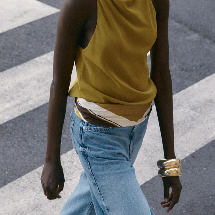 Z Women's Faion Simple Elegance Collar Top Hang Ne Design Versatile ort Length Outerwear for Daily Wear 2025 New A...