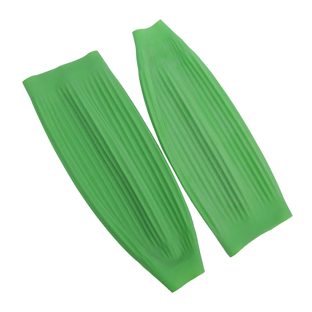 

1 Pair Waterproof Latex Oversleeve Oil Resistant Kitchen Arm Sleeve Protector Green 40Cm Reusable Quick Drying Household