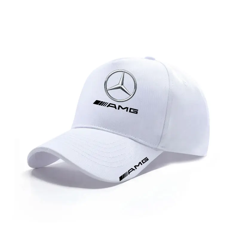 F1 مرسيدس بنز قبعة منقار البط فريق LogoAMG دراجة نارية قبعة بيسبول قبعة الشمس الرياضية